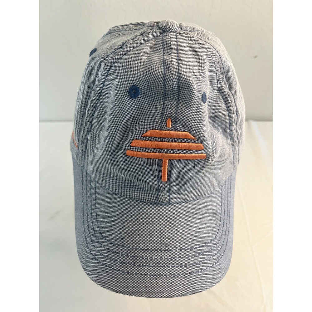 Orange Umbrella Cinnamon Shore Visor Cap Hat Adult Adjustable Cotton Gray